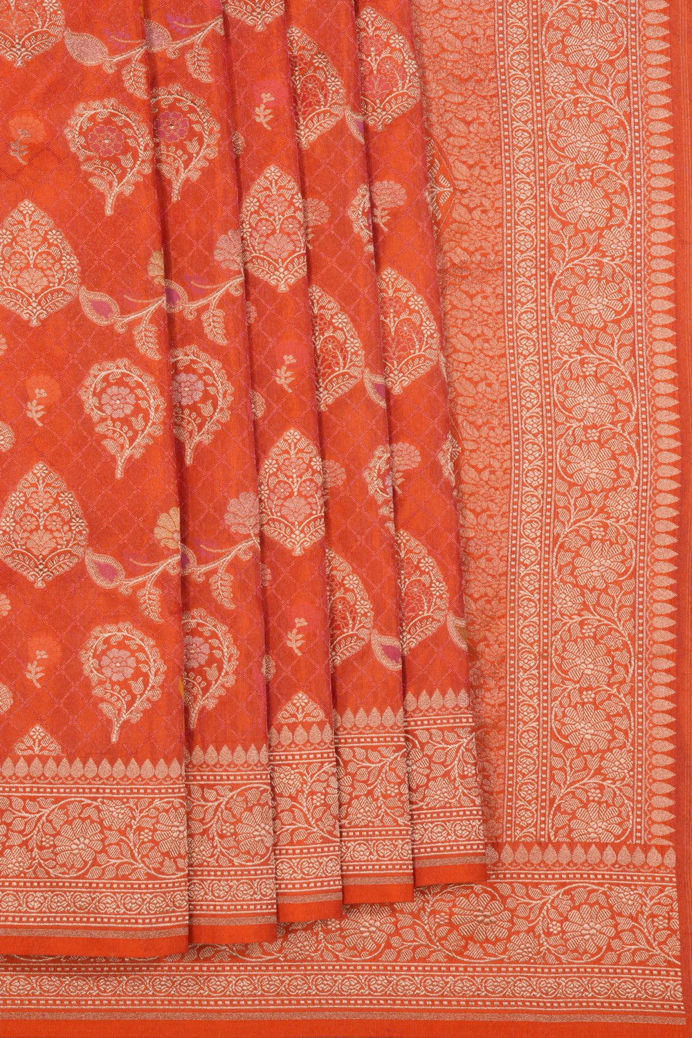 Image of Rangkat Banarasi Katan Silk Saree